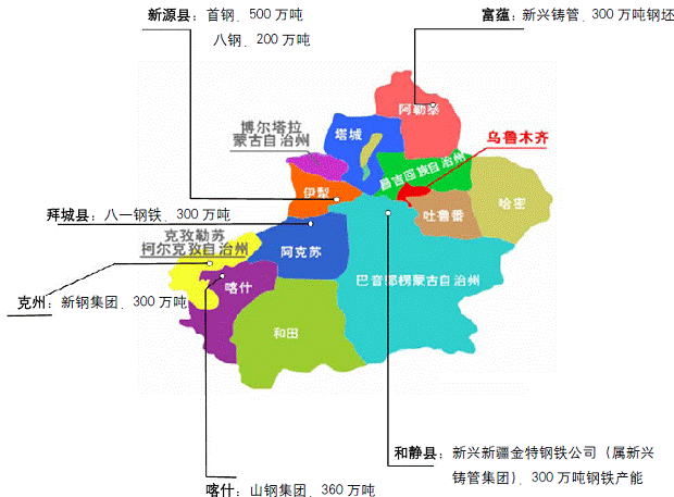 中国钢铁分布图_股民分布图